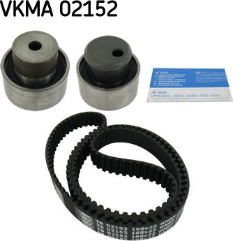 SKF VKMA 02152 - Zobsiksnas komplekts xparts.lv