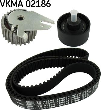 SKF VKMA 02186 - Timing Belt Set xparts.lv