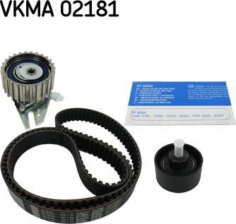 SKF VKMA 02181 - Zobsiksnas komplekts xparts.lv