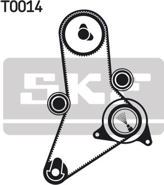 SKF VKMA 02381 - Timing Belt Set xparts.lv