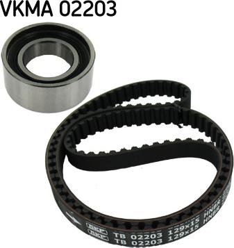 SKF VKMA 02203 - Paskirstymo diržo komplektas xparts.lv
