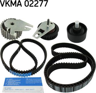 SKF VKMA 02277 - Zobsiksnas komplekts xparts.lv