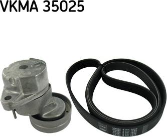 SKF VKMA 35025 - V-Ribbed Belt Set xparts.lv