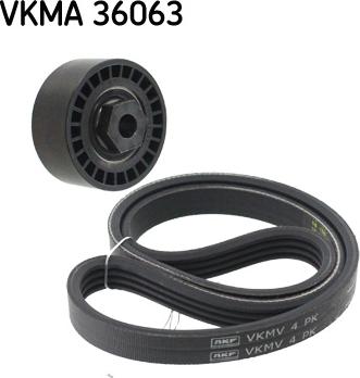 SKF VKMA 36063 - Поликлиновый ременный комплект xparts.lv
