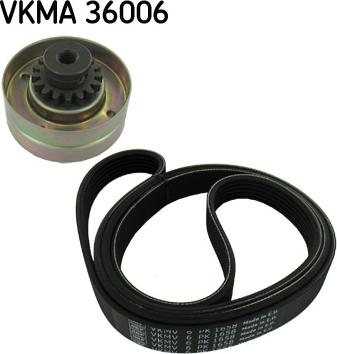 SKF VKMA 36006 - Ķīļrievu siksnu komplekts xparts.lv