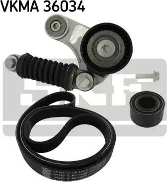 SKF VKMA 36034 - V-Ribbed Belt Set xparts.lv