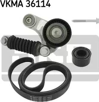 SKF VKMA 36114 - Ķīļrievu siksnu komplekts xparts.lv
