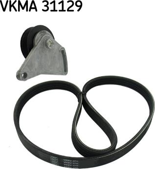 SKF VKMA 31129 - V-Ribbed Belt Set xparts.lv