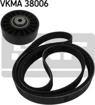 SKF VKMA 38006 - V-Ribbed Belt Set xparts.lv