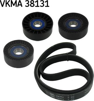 SKF VKMA 38131 - V-Ribbed Belt Set xparts.lv