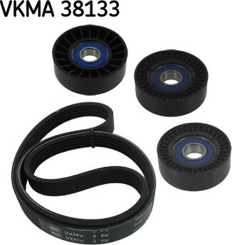 SKF VKMA 38133 - Поликлиновый ременный комплект xparts.lv