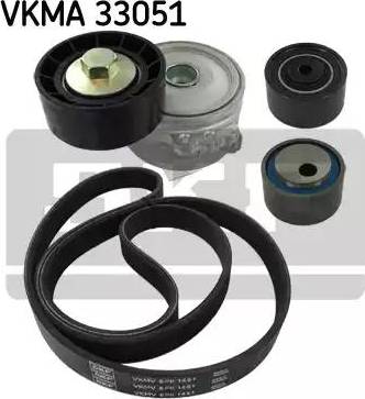 SKF VKMA 33051 - V-Ribbed Belt Set xparts.lv