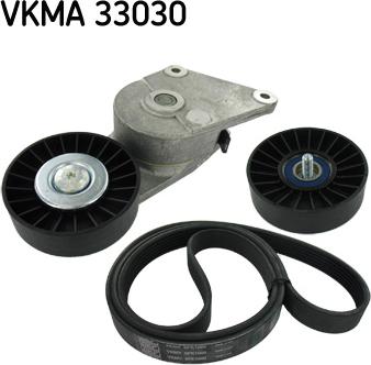 SKF VKMA 33030 - Ķīļrievu siksnu komplekts xparts.lv