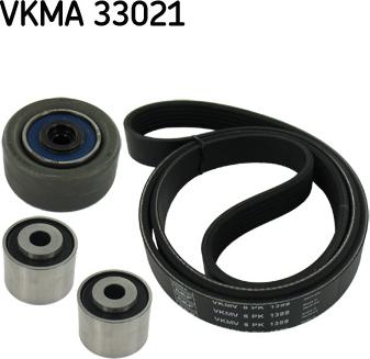 SKF VKMA 33021 - V-Ribbed Belt Set xparts.lv