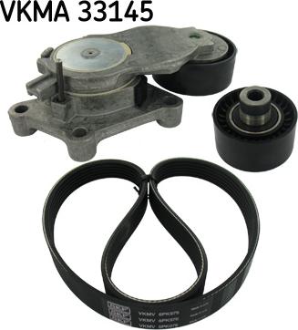 SKF VKMA 33145 - Поликлиновый ременный комплект xparts.lv