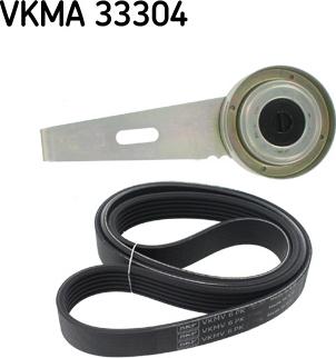 SKF VKMA 33304 - Ķīļrievu siksnu komplekts xparts.lv