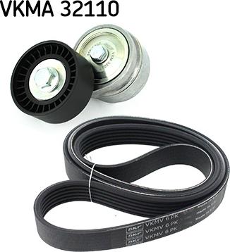 SKF VKMA 32110 - V-Ribbed Belt Set xparts.lv