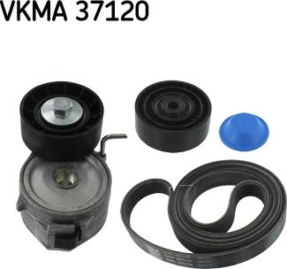 SKF VKMA 37120 - V-Ribbed Belt Set xparts.lv