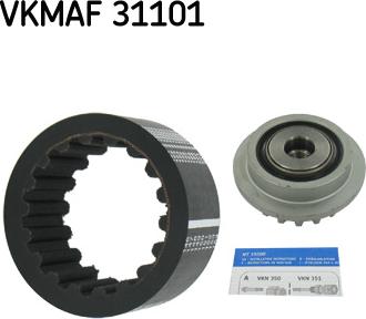SKF VKMAF 31101 - Комплект эластичной муфты сцепления xparts.lv
