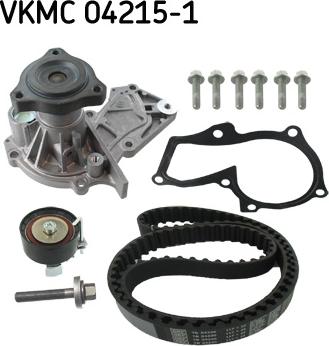 SKF VKMC 04215-1 - Водяной насос + комплект зубчатого ремня xparts.lv