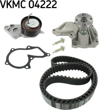 SKF VKMC 04222 - Water Pump & Timing Belt Set xparts.lv