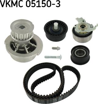 SKF VKMC 05150-3 - Water Pump & Timing Belt Set xparts.lv