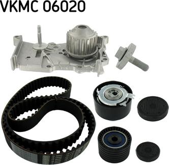 SKF VKMC 06020 - Водяной насос + комплект зубчатого ремня xparts.lv