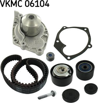 SKF VKMC 06104 - Water Pump & Timing Belt Set xparts.lv