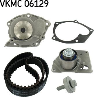 SKF VKMC 06129 - Водяной насос + комплект зубчатого ремня xparts.lv