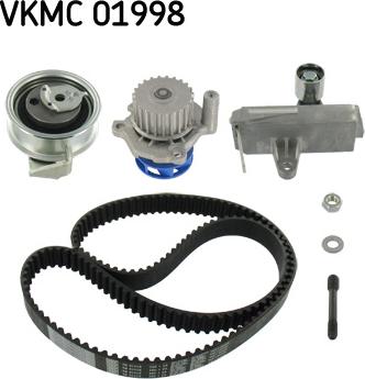 SKF VKMC 01998 - Vandens siurblio ir paskirstymo diržo komplektas xparts.lv