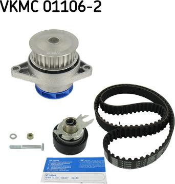 SKF VKMC 01106-2 - Водяной насос + комплект зубчатого ремня xparts.lv