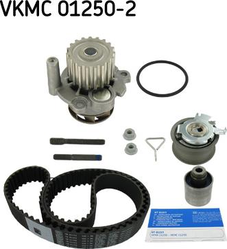 SKF VKMC 01250-2 - Водяной насос + комплект зубчатого ремня xparts.lv