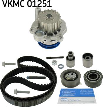 SKF VKMC 01251 - Water Pump & Timing Belt Set xparts.lv