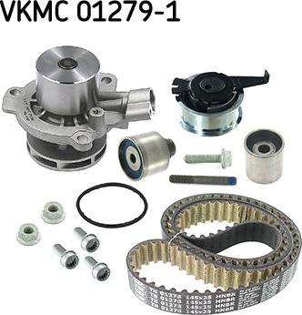 SKF VKMC 01279-1 - Водяной насос + комплект зубчатого ремня xparts.lv