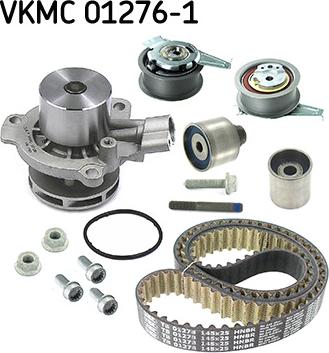 SKF VKMC 01276-1 - Водяной насос + комплект зубчатого ремня xparts.lv