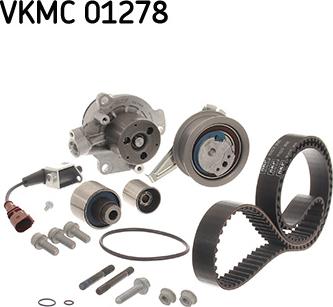 SKF VKMC 01278-2 - Водяной насос + комплект зубчатого ремня xparts.lv