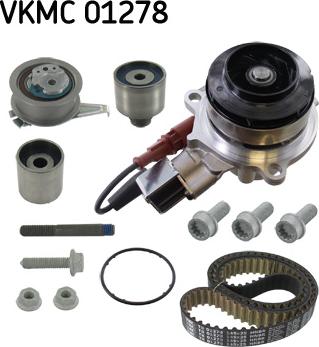 SKF VKMC 01278 - Водяной насос + комплект зубчатого ремня xparts.lv