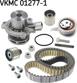 SKF VKMC 01277-1 - Водяной насос + комплект зубчатого ремня xparts.lv