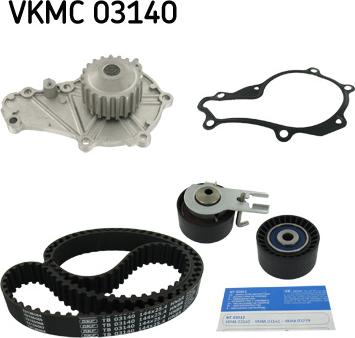 SKF VKMC 03140 - Water Pump & Timing Belt Set xparts.lv