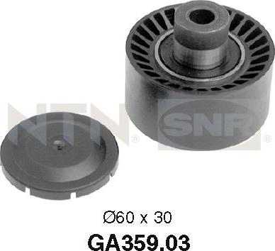 SNR GA359.03 - Deflection / Guide Pulley, v-ribbed belt xparts.lv
