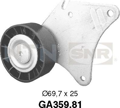 SNR GA359.81 - Deflection / Guide Pulley, v-ribbed belt xparts.lv