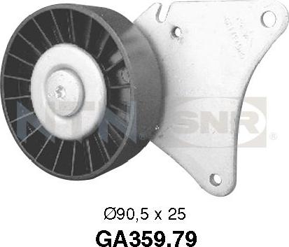 SNR GA359.79 - Kreipiantysis skriemulys, V formos rumbuotas diržas xparts.lv