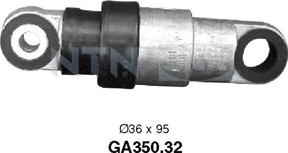 SNR GA350.32 - Deflection / Guide Pulley, v-ribbed belt xparts.lv