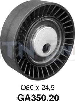 SNR GA350.20 - Deflection / Guide Pulley, v-ribbed belt xparts.lv