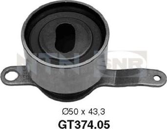 SNR GT374.05 - Tensioner Pulley, timing belt xparts.lv