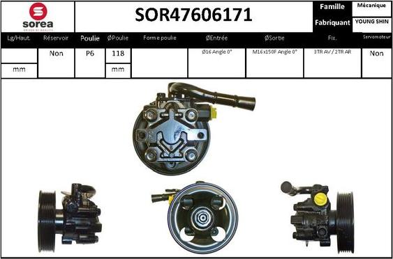 SNRA SOR47606171 - Hidrosūknis, Stūres iekārta xparts.lv