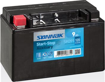 Sonnak SK091 - Startera akumulatoru baterija xparts.lv