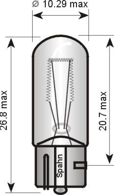 Spahn Glühlampen BL5221 - Kvēlspuldze, Pagriezienu signāla lukturis xparts.lv