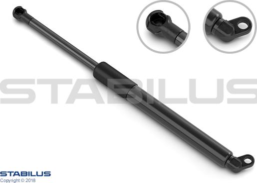 STABILUS 9283HM - Gas Spring, boot, cargo area xparts.lv