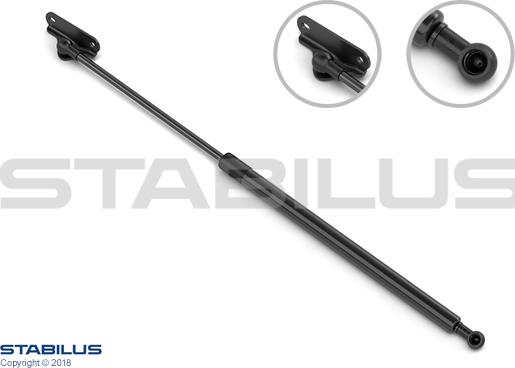 STABILUS 015527 - Gas Spring, boot, cargo area xparts.lv